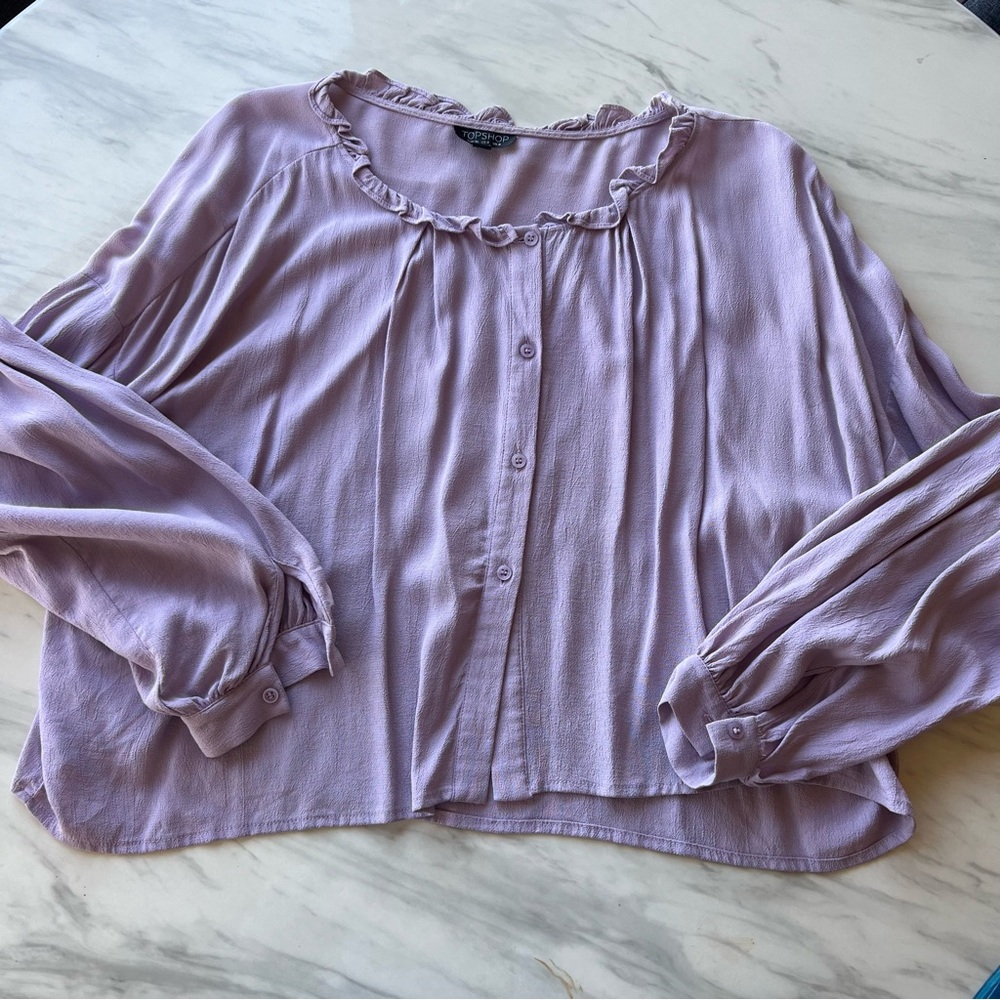Topshop lavender blouse. Purchased in Australia!